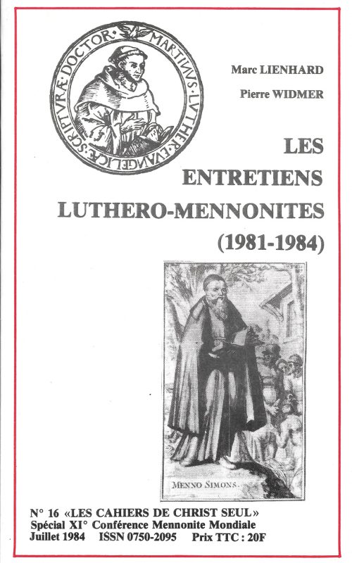 Les entretiens luthéro-mennonites (1981-1984)