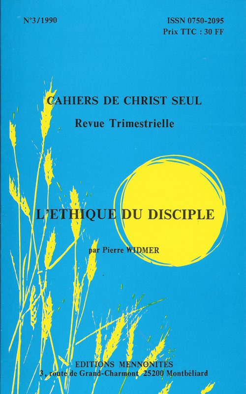L’éthique du disciple