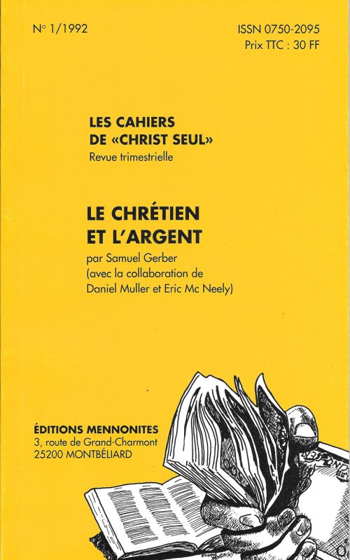 Le chrétien et l’argent