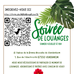 Soirée de louange le 4 juillet à Vendenheim (67)