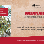 Webinaire autour du livre « Israël en (20) questions »